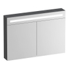 BRAUER Promise Deluxe armoire de toilette – 99 x 70 x 15 cm – LED directe en haut – Timber Grey SW1203643
