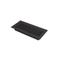 INK Kraft wastafel - 120x45x1cm - 1 wasbak - 1 kraangat - Quartz zwart SW439781