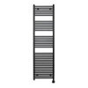 Sanicare Lumara Elektrische Radiator - 170x50cm - 1026W - zwarte thermostaat - rechtsonder - wifi - aluminium - mat zwart SW1581502