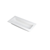 Ink faktor lavabo 100x1.5x45cm 1 trou pour robinet évier polystone blanc mat SW207260