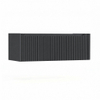 H&R Badmeubelen Juice Wastafelonderkast - 120x45x40cm - rechterhoek afgerond - 3D-front - 2 lades - geïntegreerde greep - antraciet mat SW1259993