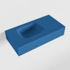 MONDIAZ LEX Opbouwwastafel 60x30x12cm 0 kraangaten wasbak links Solid Surface mat SW476637 MONDIAZ LEX Opbouwwastafel 60x30x12cm 0 kraangaten wasbak links Solid Surface mat SW476637