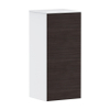 Hansgrohe Xevolos E Half Hoge Kast - 89x40x36cm - 1 deur - front dark oak - push to open - scharnier rechts - mat wit matt/dark eiken SW995419