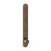 Hotbath Cobber Afbouwdeel inbouwthermostaat - met 3 pushbuttons verticale plaatsing - verweerd messing verouderd goud SW229961