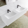 MONDIAZ LAGOM 140cm badmeubel solid surface talc 2 lades Wastafel cloud dubbel 2 kraangaten SW408928 MONDIAZ LAGOM 140cm badmeubel solid surface talc 2 lades Wastafel cloud dubbel 2 kraangaten SW408928