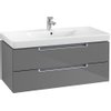Villeroy & Boch Subway 2.0 Meuble sous lavabo 98.7x44.9x41.6cm avec 2 tiroirs pour lavabo 7175 100cm Gris 1024269 Villeroy & Boch Subway 2.0 Meuble sous lavabo 98.7x44.9x41.6cm avec 2 tiroirs pour lavabo 7175 100cm Gris 1024269