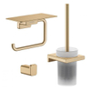 Hansgrohe Addstoris Ensemble d'accessoires WC - 3 pièces - Bronze brossé SW1079986