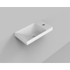 Arcqua Marble Free fontein 40x22cm zonder overloop cast marble wit mat SW420146 Arcqua Marble Free fontein 40x22cm zonder overloop cast marble wit mat SW420146