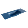Mondiaz BIG small Jeans solid surface inbouw wastafel 120cm midden SW430260 Mondiaz BIG small Jeans solid surface inbouw wastafel 120cm midden SW430260