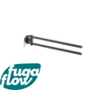 FugaFlow Efficiente Acces Handdoekhouder - draaibaar - rond - RVS - Black Friday - SW1123470