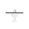Umbra Buddy douchewisser 26x19x4cm Kunststof Wit SW539214 Umbra Buddy douchewisser 26x19x4cm Kunststof Wit SW539214