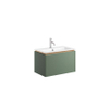 Crosswater Mada Ensemble de meuble - 60x36x35.5cm - 1 vasque - 1 trou de robinet - Sage Green SW955753