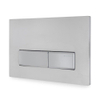 Geberit Sigma50 bedieningplaat met frontbediening voor toilet 24.6x16.4cm chroom 0730007 Geberit Sigma50 bedieningplaat met frontbediening voor toilet 24.6x16.4cm chroom 0730007