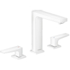 Hansgrohe Metropol robinet de lavabo 160 avec bonde push open avec trop-plein bec fixe 15.2cm mat blanc SW297581