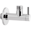 Hotbath Mate Hoekstopkraan rond - met filter 1/2" - hoogglans chroom SW12951