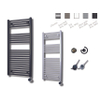 Sanicare electrische design radiator 111.8 x 60 cm wit met thermostaat chroom TWEEDEKANS OUT8580 Sanicare electrische design radiator 111.8 x 60 cm wit met thermostaat chroom TWEEDEKANS OUT8580