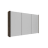 Saniclass Holz Frame Armoire miroir - 100x63x16cm - incluant panneaux latéraux - Chêne charcoal SW1470588