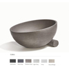 Urbi et Orbi Oblique L opbouw wastafel beton 38x18-13cm antraciet SW451056 Urbi et Orbi Oblique L opbouw wastafel beton 38x18-13cm antraciet SW451056