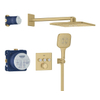 Grohe Grohtherm SmartControl Perfect Showerset - compleet - brushed cool sunrise (goud) SW1077217