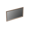 Forzalaqua Reno 2.0 miroir 140x80cm Rectangulaire sans éclairage avec cadre Chêne massif Havanna SW492601