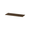 INK Topdeck Wastafelblad - 120x45x2cm - tbv onderkast - MDF - Fineer Chocolate SW493824