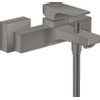 Hansgrohe Metropol mélangeur de baignoire avec inverseur et raccords brossé noir chrome SW358667 Hansgrohe Metropol mélangeur de baignoire avec inverseur et raccords brossé noir chrome SW358667