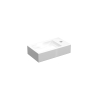 Ink vasque 40x10x23cm avec trou pour robinet à droite en porcelaine SW351226