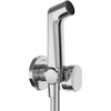 Hansgrohe Bidet - handdouche - 1jet S - ecosmart - voor koud water - met porter en doucheslang - 125 cm - chroom SW1418342