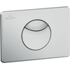 Villeroy & Boch Viconnect 2 knops bedieningsplaat e100 - 20.5x14.5cm - Chrome (mat rvs) GA41208