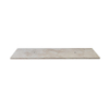 Saniclass Travertine Topblad - 140x46cm - zonder kraangaten - 2 sifon-uitsparingen - gemeleerd natuursteen SW1242433
