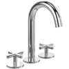 Villeroy & Boch Loop & Friends wastafeluitloop set - met kruisgreep - hoogglans chroom SW974322