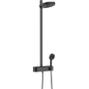 Hansgrohe Pulsify colonne de douche 26cm 2jets eco tablette 40cm noir mat SW651085