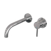 Brauer Chrome Edition mitigeur de lavabo encastrable ColdStart Round économiseur d'énergie avec 2 plaques derrière chrome poli SW63950