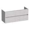 BRAUER Adore Wavy meuble sous-lavabo 120 2 tiroirs à fermeture douce - sans poignées - 2 découpes pour siphon - Forest Seashell SW1198578