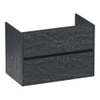 BRAUER Adore meuble sous-lavabo - 80x46x55cm - 2 tiroirs softclose - sans poignées - 1 découpe pour siphon - Damascus SW1198362