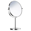 Smedbo Miroir cosmétique - debout - 17cm - 7x grossissant - Laiton - Chrome SW542093