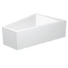 Duravit Paiova Baignoire de biais acrylique 170x130x46cm droite avec panneau et frame Blanc 0280233 Duravit Paiova Baignoire de biais acrylique 170x130x46cm droite avec panneau et frame Blanc 0280233