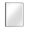 Hansgrohe Xarita Lite Q Spiegel - 60x70cm - led verlichting - Verticaal - wandschakelaar - Zwart mat SW1164982