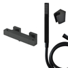 Adema Alcedo Robinet de douche thermostatique carré avec douchette Noir mat SW444782 Adema Alcedo Robinet de douche thermostatique carré avec douchette Noir mat SW444782