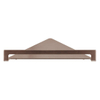 Herzbach DESIGN iX pvd hoekplanchet 21.6 copper 21.6x3.7cm steel SW537946 Herzbach DESIGN iX pvd hoekplanchet 21.6 copper 21.6x3.7cm steel SW537946