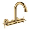 Grohe Atrio mélangeur de baignoire avec inverseur avec poignées en croix cool sunrise SW354616 Grohe Atrio mélangeur de baignoire avec inverseur avec poignées en croix cool sunrise SW354616