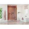Crosswater Optix 10 Schuifdeur - zacht Sluitmechanisme - 140cm - gecoat geborsteld brons SW928097