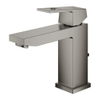 GROHE Eurocube waterbesparende wastafelkraan m-size met waste brushed hard graphite SW444148