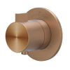 IVY Tribe Élément de finition - pour mitigeur thermostatique encastré - symmetry - rosace ronde - RVS316 - cuivre brossé mat PVD SW1030955