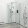 Saniclass Boutry Quick Fit douchecabine vierkant 90x90x195cm hoekinstap 2 schuifdeuren anti kalk chroom SW238229 Saniclass Boutry Quick Fit douchecabine vierkant 90x90x195cm hoekinstap 2 schuifdeuren anti kalk chroom SW238229