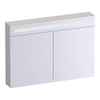 BRAUER Promise Deluxe armoire de toilette – 99 x 70 x 15 cm – LED directe en haut – Sable SW1203681