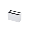 INK Wastafelonderkast - 100x45x65cm - 2 lades - push to open - MDF lak - Mat wit SW68761