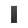 Crosswater Limit Designradiator - 39.5x120cm - 779watt - staal - mat metallic black (zwart) SW927910