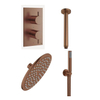 Crosswater MPRO Regendoucheset inbouw - 20cm hoofddouche - staafhanddouche - gecoat geborsteld brons SW999822
