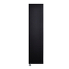 Sanicare Denso radiator - 40x180cm - elektrisch - 948 watt - links - thermostaat chroom - mat zwart SW1000727